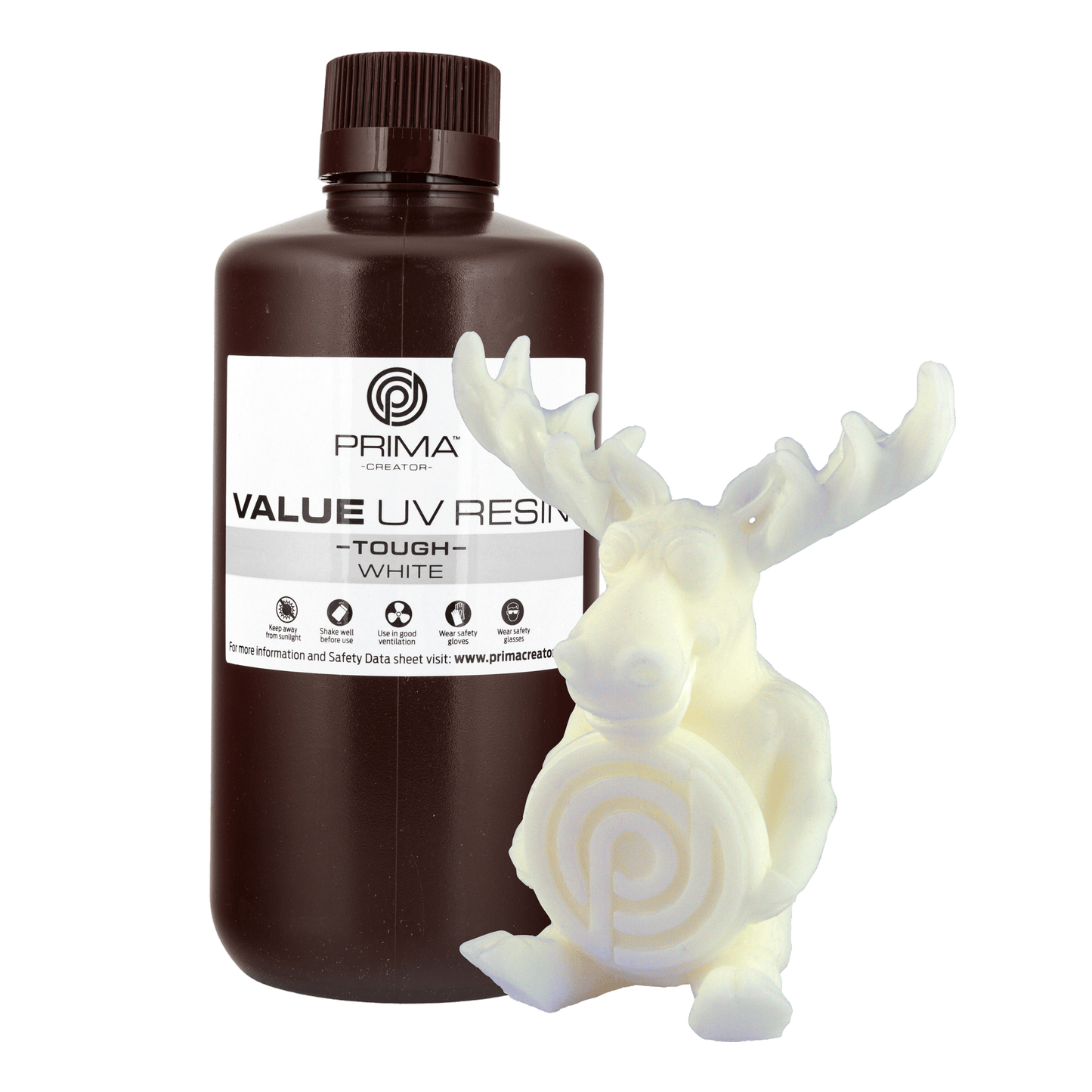 PrimaCreator Value Tough UV Resin (ABS Like) - 1 kg - White