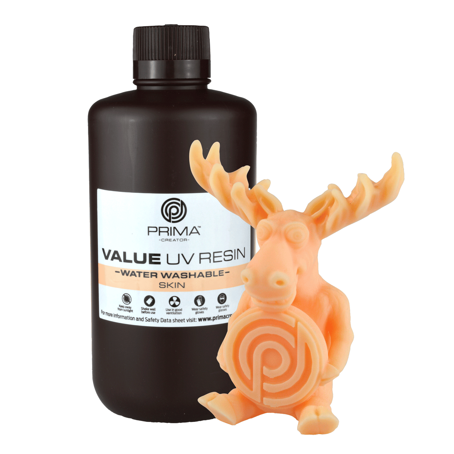 PrimaCreator Value Water Washable UV Resin -1 kg - Skin