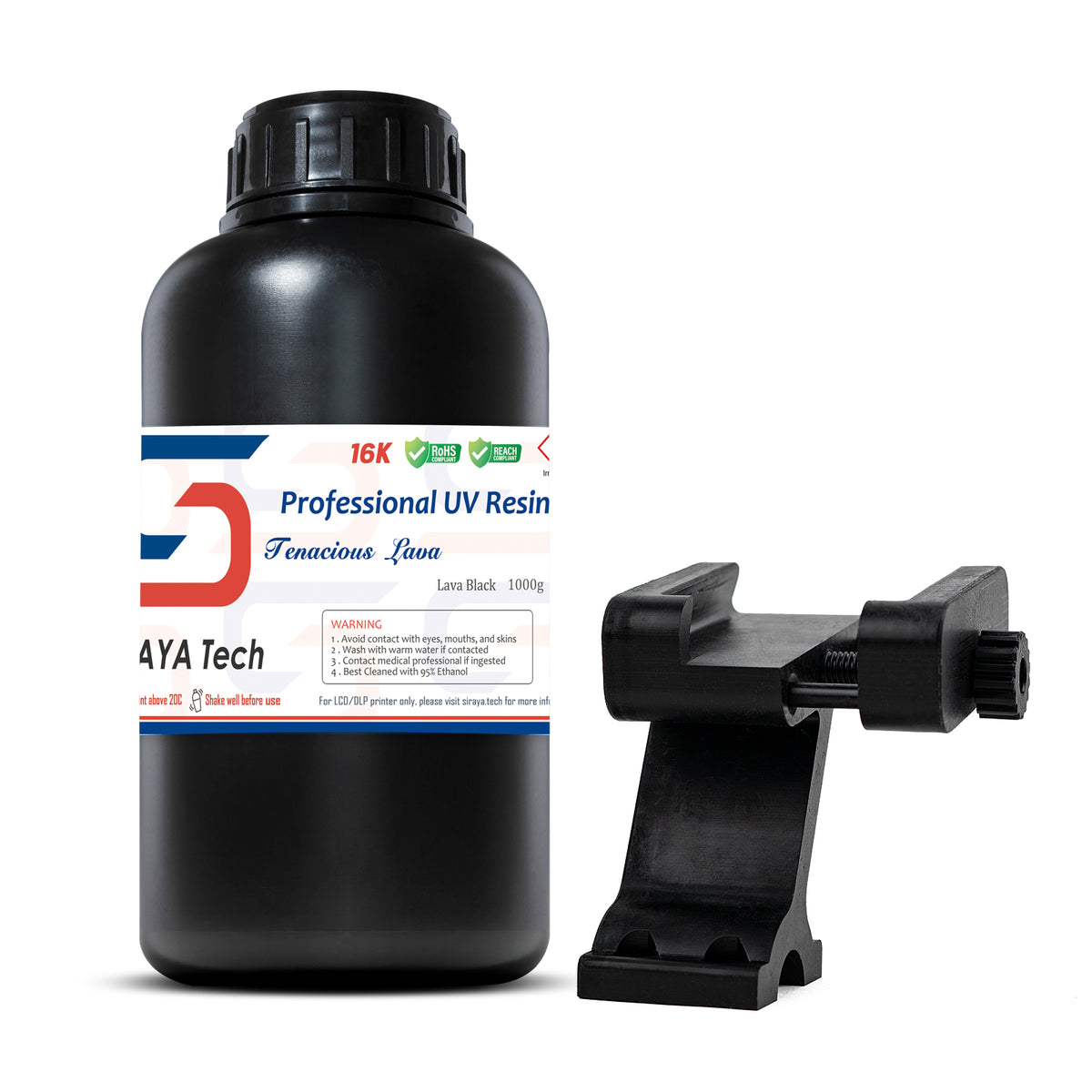 Siraya Tech -Tenacious Lava Black-1KG Resin