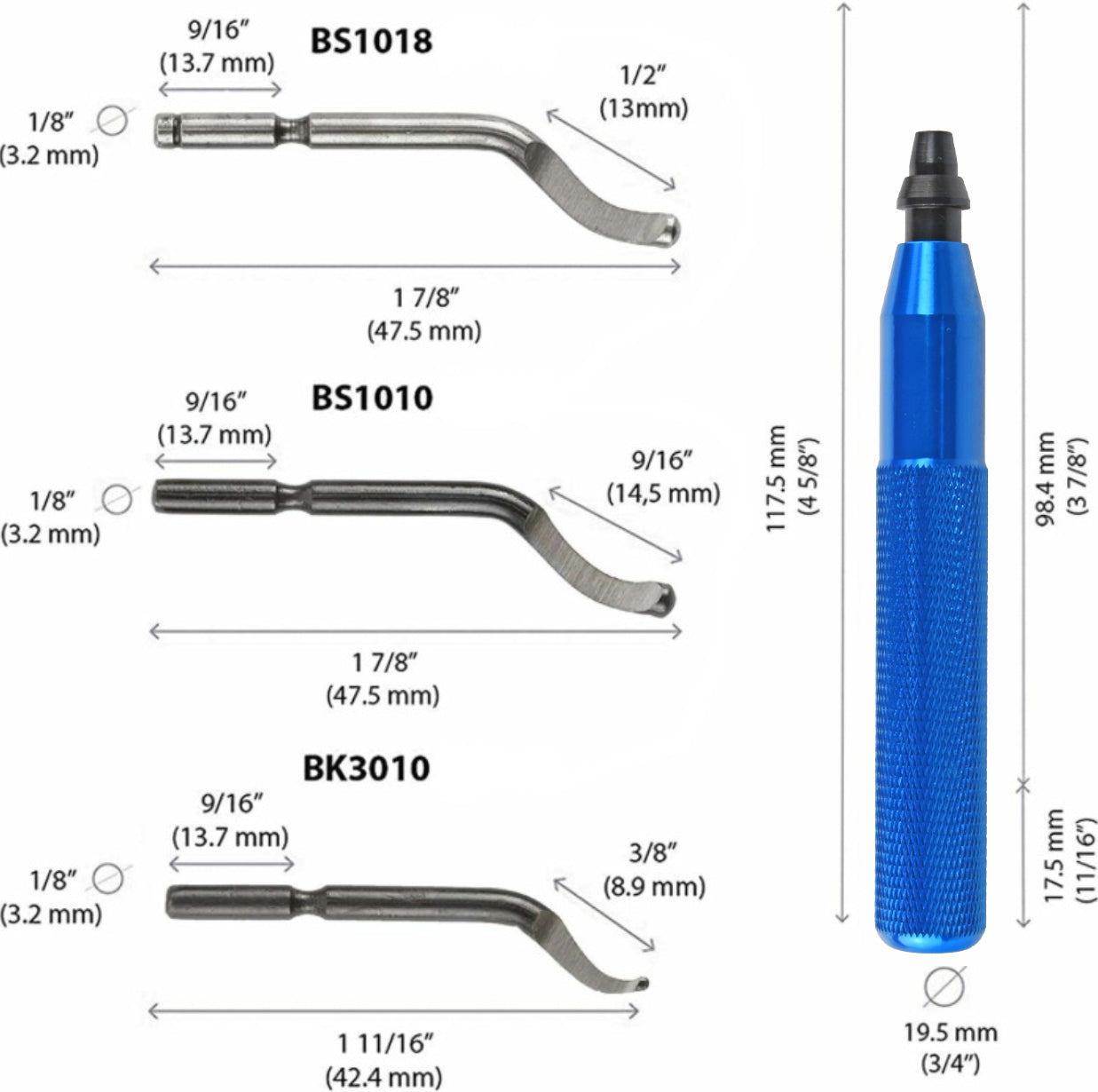 Deburring Tool Set