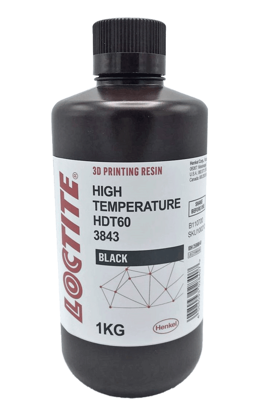 Loctite 3D 3843 HDT60 Matte Black Resin - 1 kg