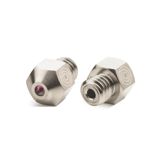 MK8 Nickel Plated Copper Nozzle with Ruby 0,4 mm - 1 pcs