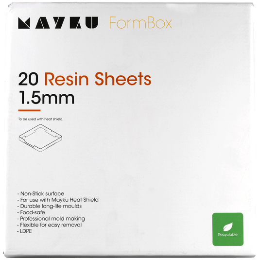 Mayku Resin Sheets (LDPE Sheets) 20 pack of 1.5mm