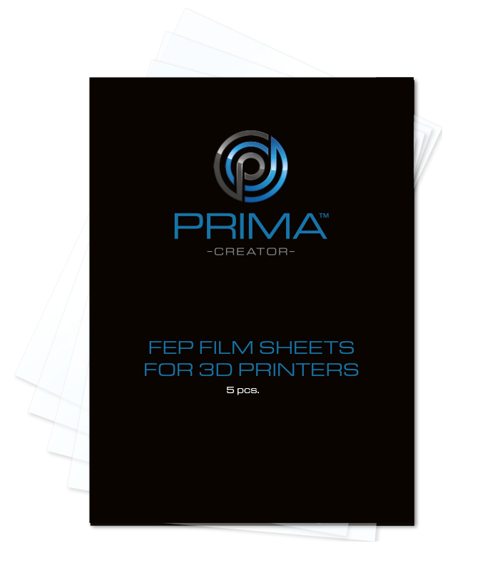 PrimaCreator FEP Film Sheets for 3D Printers - 140 x 200 mm - 5-pack