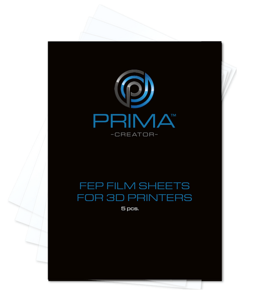 PrimaCreator FEP Film Sheets for 3D Printers - 140 x 200 mm - 5-pack
