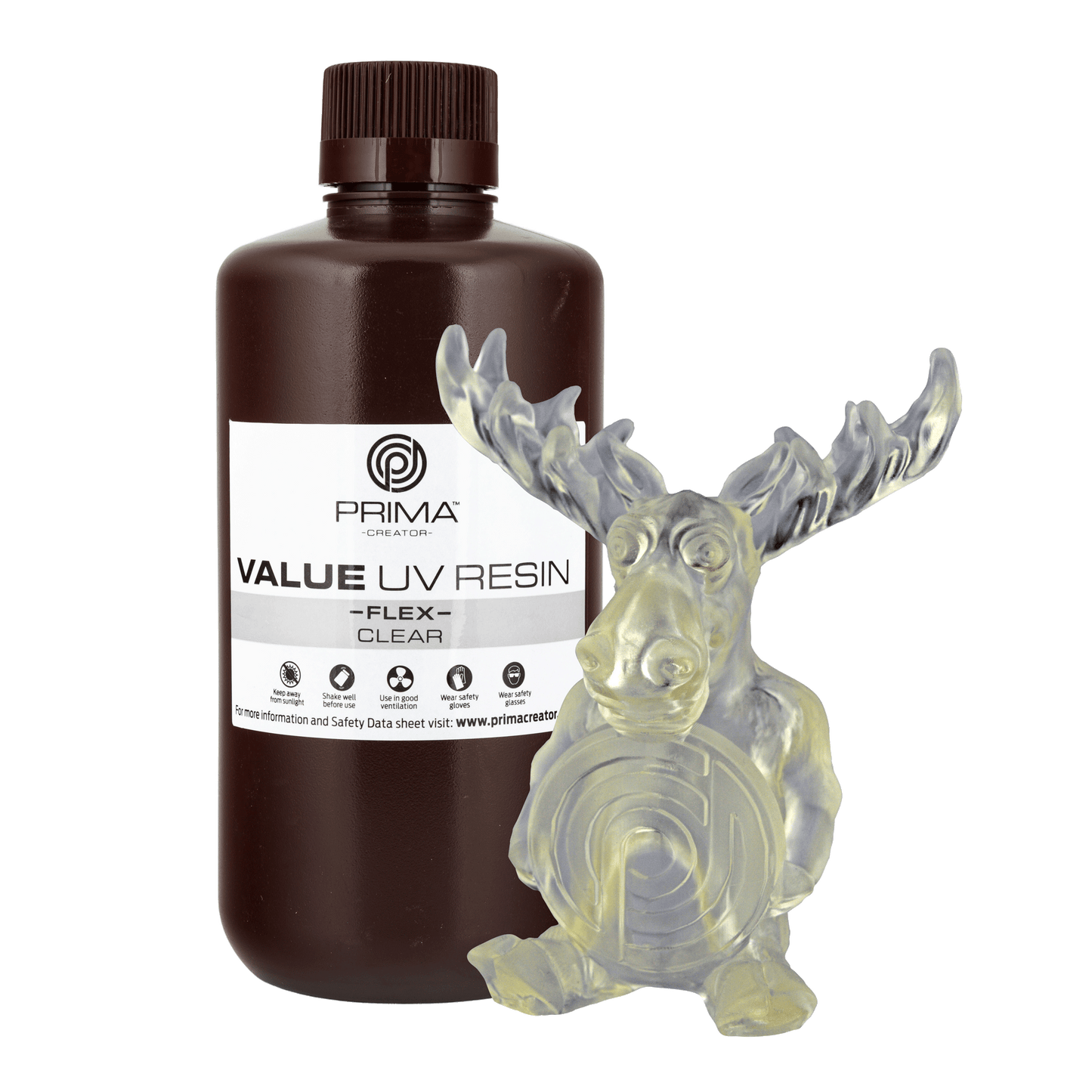 PrimaCreator Value Flex UV Resin - 1 kg - Clear