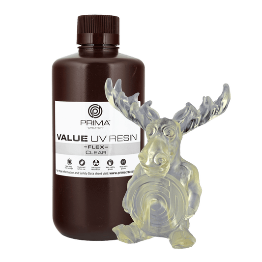 PrimaCreator Value Flex UV Resin - 1 kg - Clear
