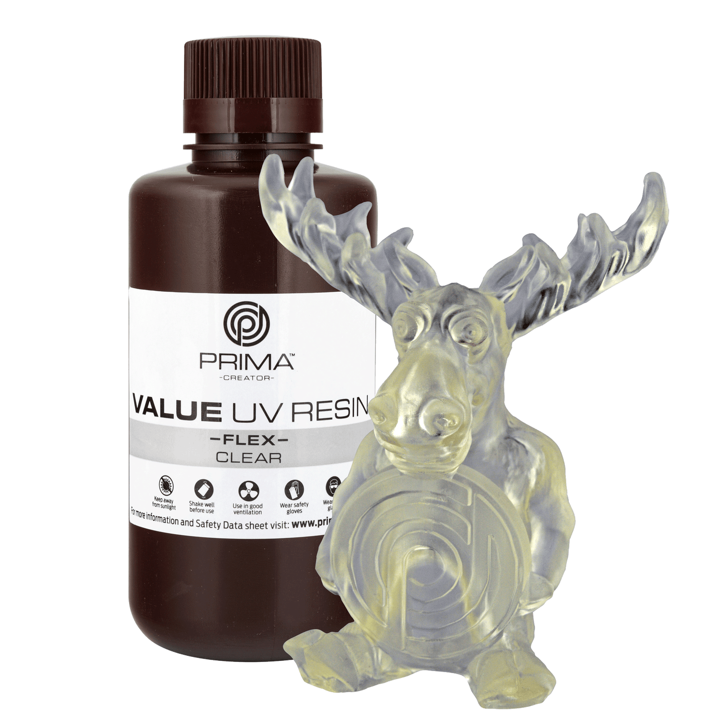 PrimaCreator Value Flex UV Resin - 500 g - Clear