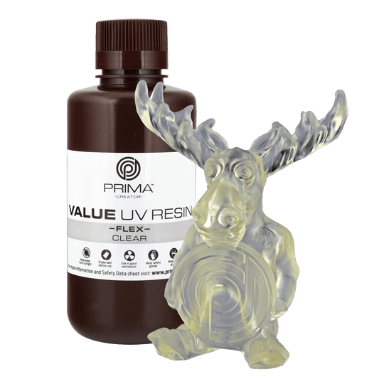 PrimaCreator Value Flex UV Resin - 500 g - Clear