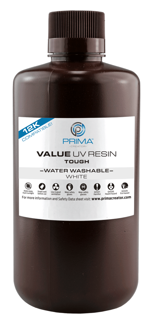 PrimaCreator Value Tough (ABS Like) Water Washable UV Resin - 1kg