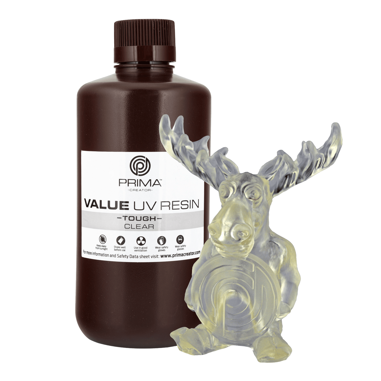 PrimaCreator Value Tough UV Resin (ABS Like) - 1 kg - Clear