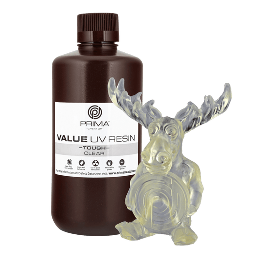 PrimaCreator Value Tough UV Resin (ABS Like) - 1 kg - Clear