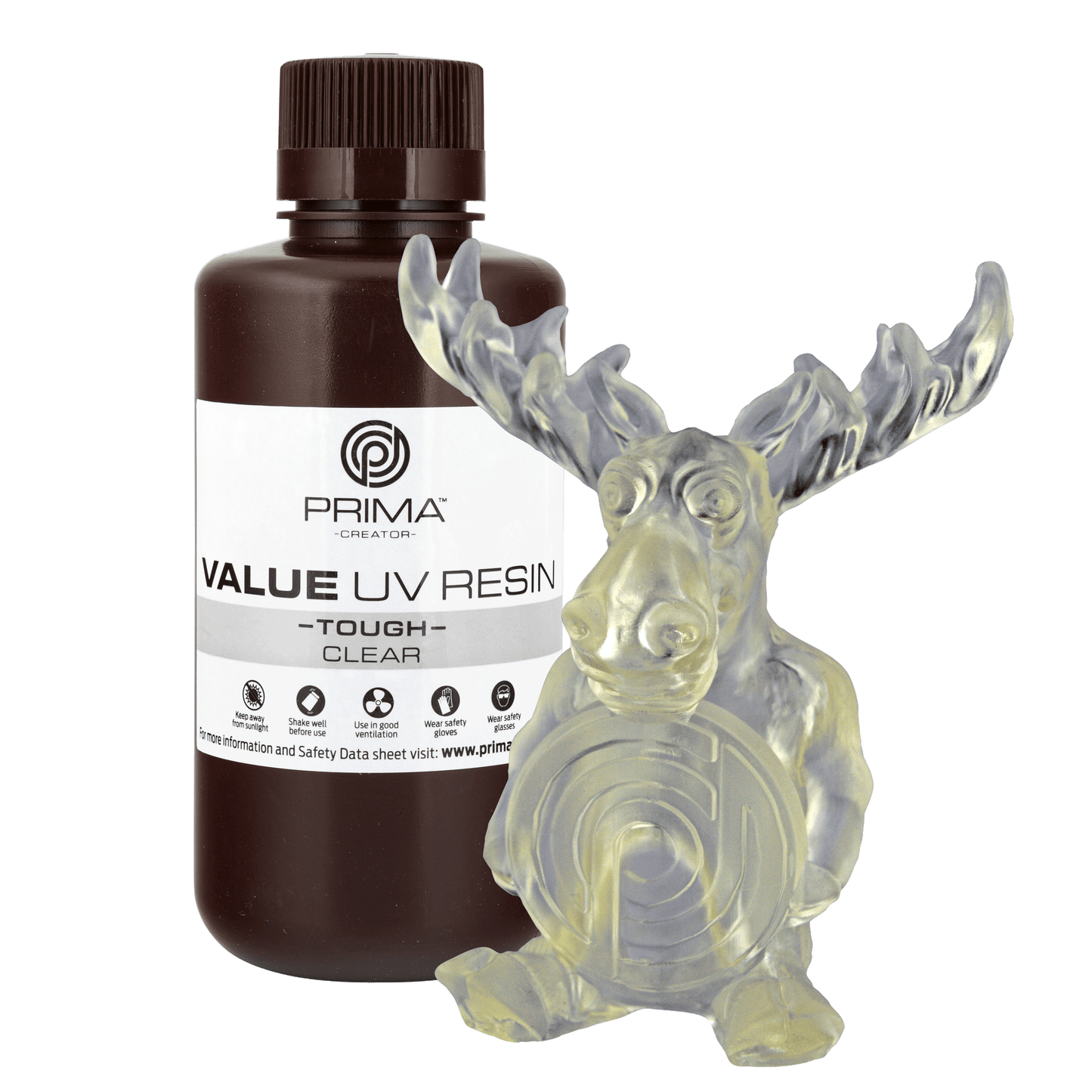 PrimaCreator Value Tough UV Resin (ABS Like) - 500 g - Clear