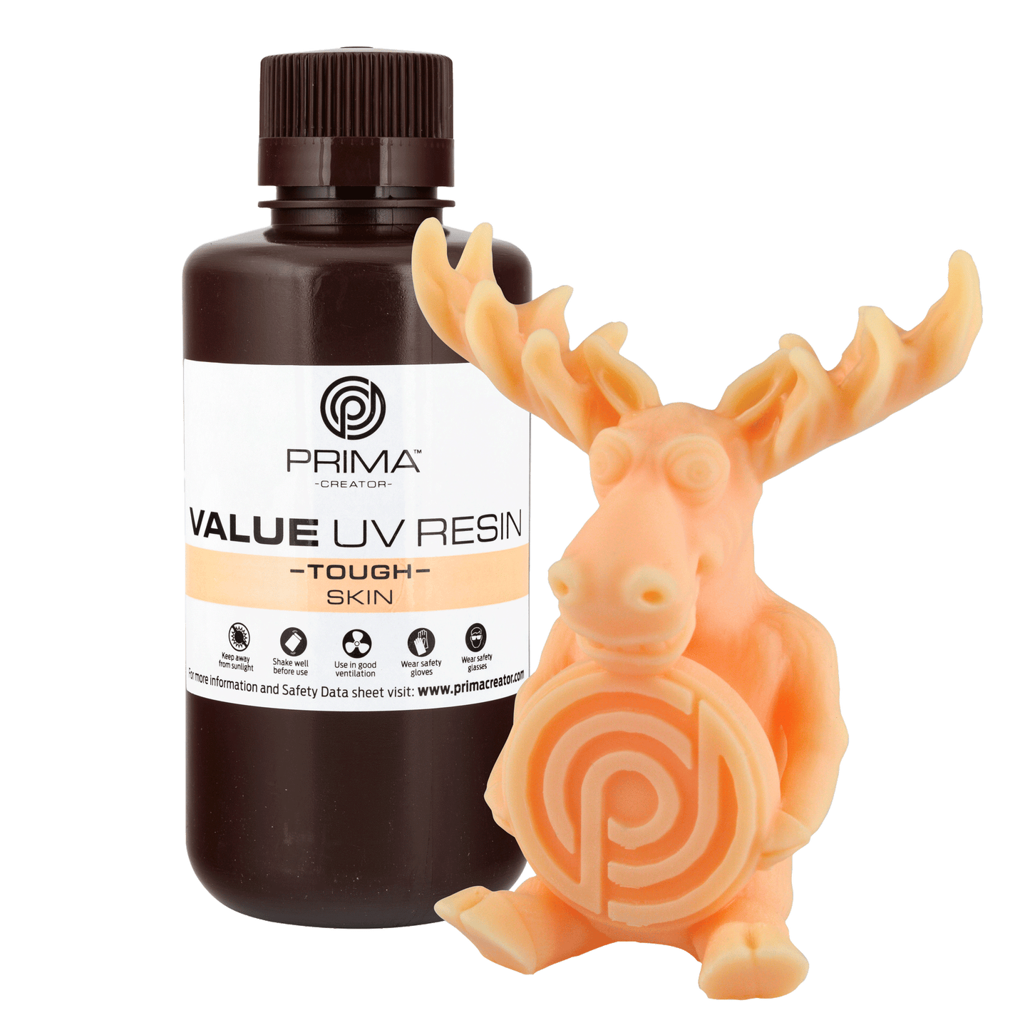 PrimaCreator Value Tough UV Resin (ABS Like) - 500 g - Skin