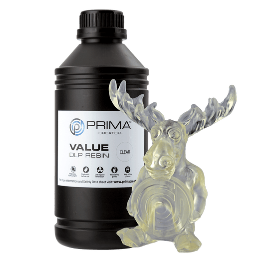 PrimaCreator Value UV / DLP Resin - 1 kg - Clear