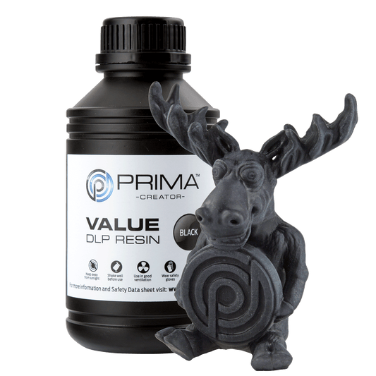 PrimaCreator Value UV / DLP Resin - 500 g - Black