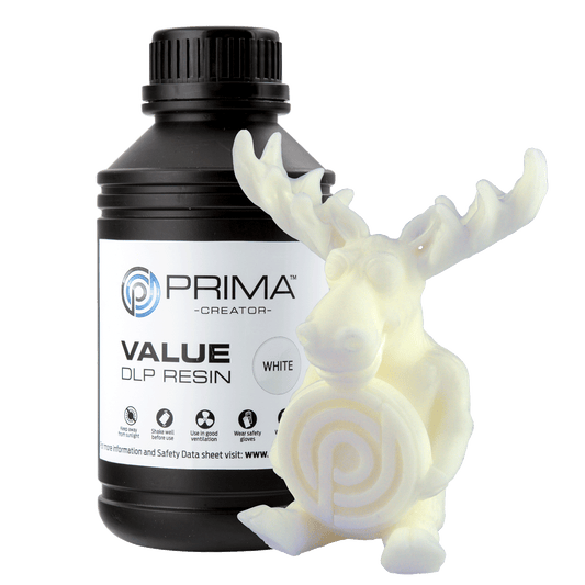 PrimaCreator Value UV / DLP Resin - 500 g - White