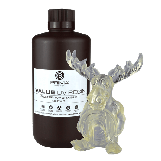 PrimaCreator Value Water Washable UV Resin - 1 kg - Clear