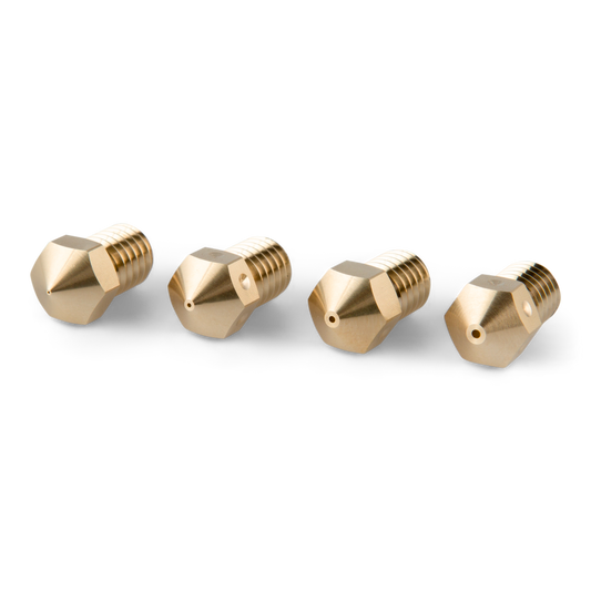 RepRap M6 Brass Nozzle 3mm -  0,4 mm - 4 pcs